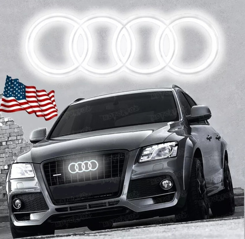 Emblema Audi Led Iluminado Parrilla A6 A7 S6 S7 Q5 Q7 Q8 Rs