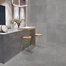 Porcelanato 64x122 Duomo Gris Rectificado Cerro Negro