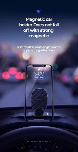 Porta-celular Magnético Para Carro Joyroom Jr-zs202