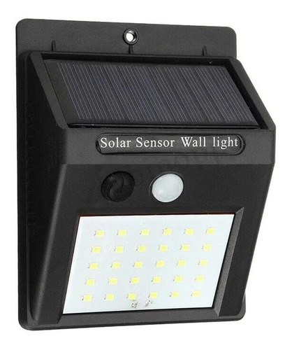 Lámpara Solar De Pared 30 Led Sensor Alumbra Mas Que Otros M