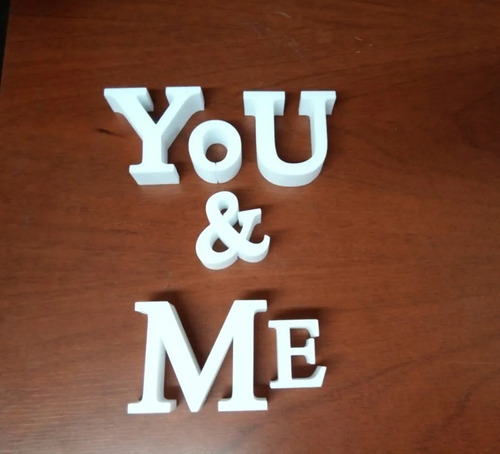 Letras Corporeas 14 Letras 15 Cm Tunombre Carteles Polyfan