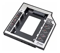 Comprar Caddy Adaptador Dvd Sata 12.7 Mm 2 Discos Duros En Tu Laptop Samsung Hp Dell iMac Pc 