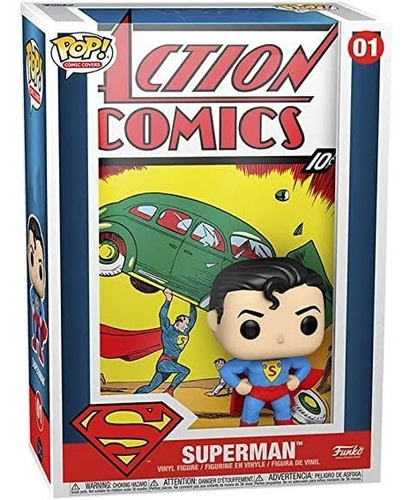Funko Superman 01 Action Comics Cover Edición D Lujo Portada