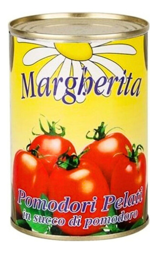 Tomate Inteiro Pelado Italiano Margherita 400gr Importado
