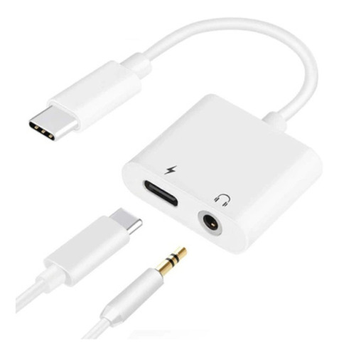 Adaptador De Áudio Type-c A 3.5 Mm De Áudio Tomate Mtc-7002