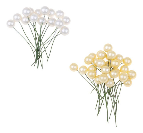 2 Elegant Foam Floral Ornaments For Christmas Decor 2 Pcs