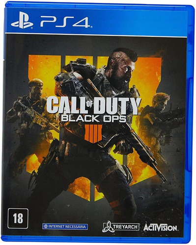 Jogo Call Of Duty Black Ops 4 Ps4 Usado Mídia Física