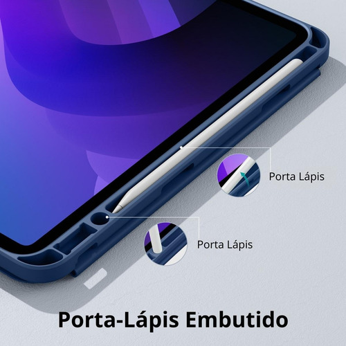 Capa Esr Proteção 360 P/ iPad 10 Geração Porta Apple Pencil