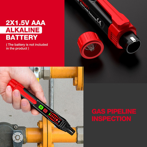 Detector De Gas Habotest Ht59a Lp Natural Gasolina Alta Cali