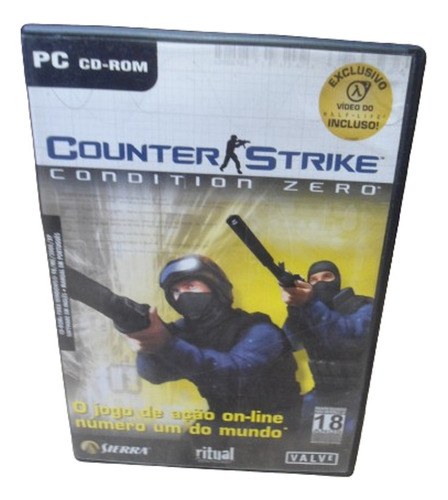 Jogo P Pc - Counter Strike - Condition Zero Duplo - Original (Usado)