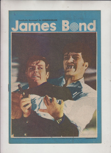 Comic James Bond Ian Fleming Nº 4 Uruguay Años 80 Unico Raro