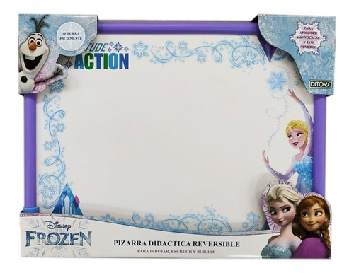 Frozen Pizarra Magica Reversible Licencia Ditoys 2357