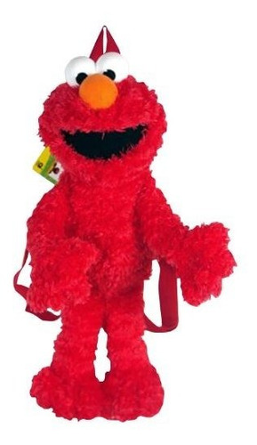 Barrio Sésamo Elmo Muñeca De La Felpa Del Bolso Del Morral D