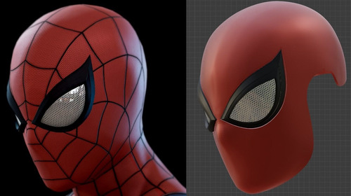 Spider Man Ps4 Faceshell - ¡consigue El Look Perfecto!