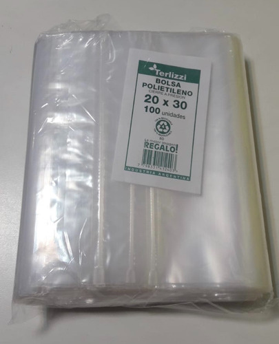 Imagen 2 de 4 de Bolsa Zipper 20x30 Terlizzi ,cierre Hermético X 500 Unidades