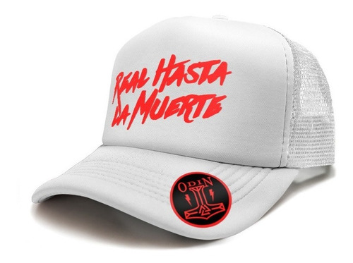 Gorra Trucker  Personalizada Motivo Real Hasta La Muerte