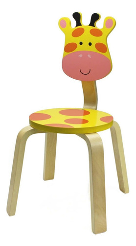 Silla De Animales De Madera Maciza Niños De 10 Pulgada...