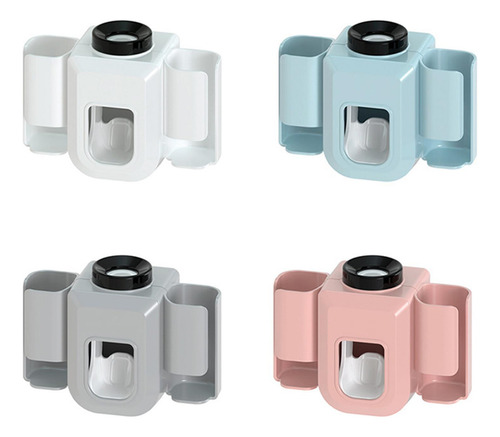 2 Soporte Multifunción Para Cepillos De Dientes, Azul
