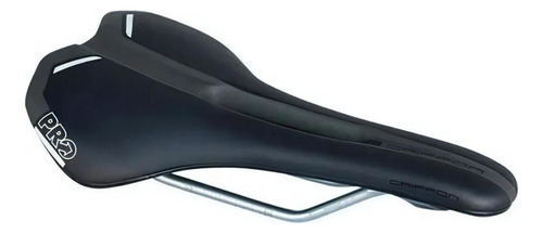 Sillín anatómico negro Shimano Pro Griffon Crmo 152 mm