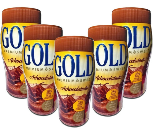 Kit 5 Achocolatado Gold Diet Vitaminado Premium - Promoção!