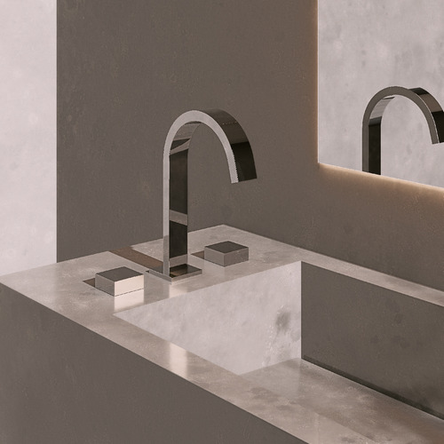 Griferia Peirano Lavatorio Cerámico Prado 60-191 Baño Metal