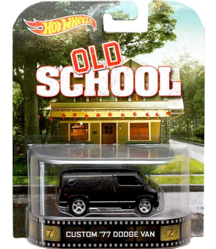 Hot Wheels Custom ´77 Dodge Van Od School Retro Lacrado