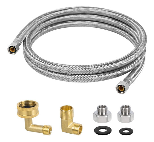 Kit Instalación Lavavajillas 6' Acero Inoxidable
