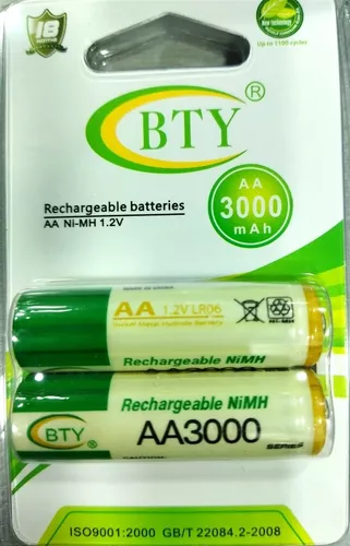 2 Pilas Recargables Aaa De 1350 Mah