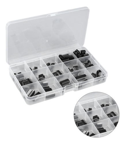 Kit De Chips Ic, 100 Unidades, 12 Tipos De Chips Amplificado