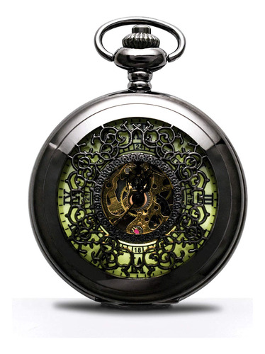 Boshiya Relojes De Bolsillo Mecanicos Vintage Para Hombre, R