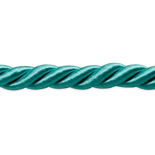 Adornos Cortados A Medida Rebekah 1/4 Twisted Cord Aqua Blue