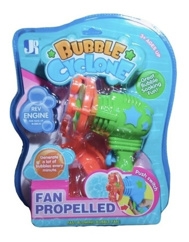 Super Burbujero Pistola Bubble Cyclone A Pila Explorer Fan Color Verde