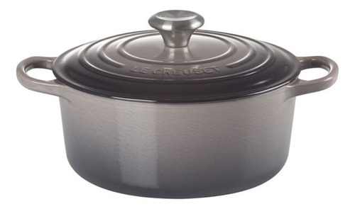 Panela Redonda Le Creuset 22cm Signature Cor Cinza