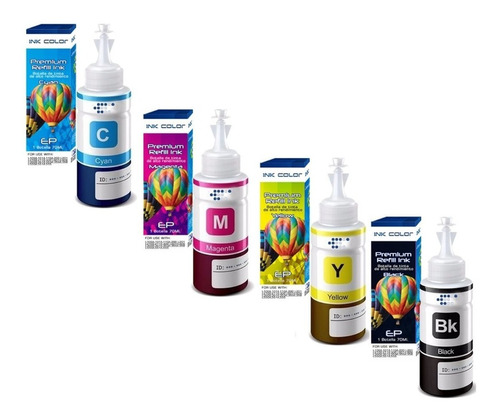 4 Tinta Genéricas Impres Eps L565 L575 L1300 L310 L210 L200 