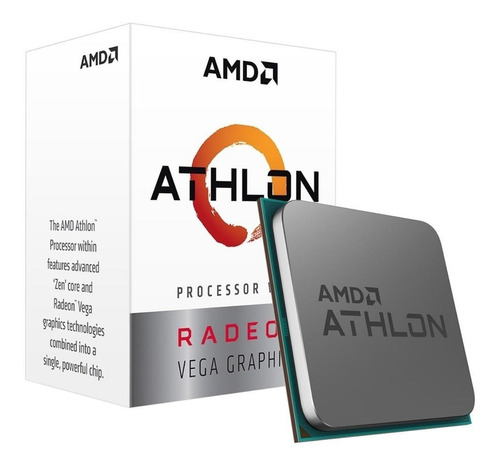Processador Amd Athlon 3000g Two Core Cache 5mb 3500mhz Am4