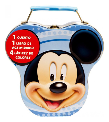 Libro Mickey Mouse. Cajita Metã¡lica