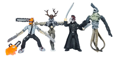 Juguete 5 Figuras De Accion Denji Chainsaw Man Pochita