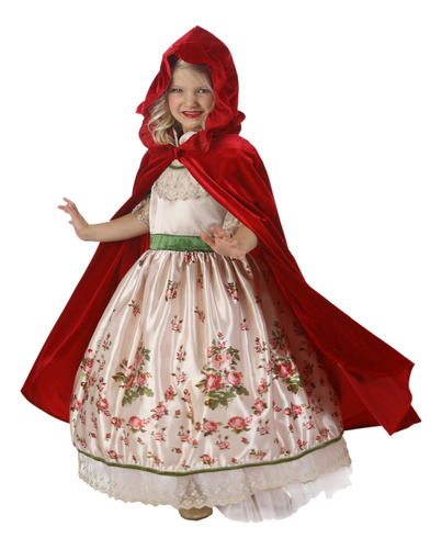 Disfraz De Caperucita Roja Vintage Para Niñas De Princess Pa