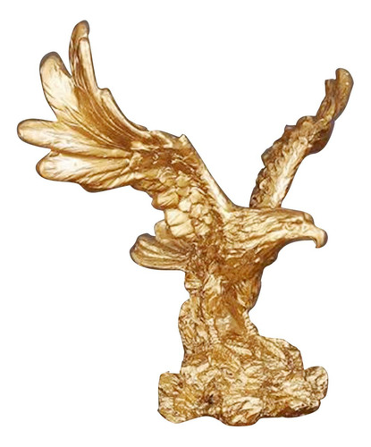 Eagle Statue Desktop Ornament Golden Color Decorativo