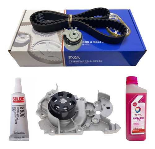 Kit Distribucion Ewa + Bomba Agua P/ Renault Clio 2 1.2 16v