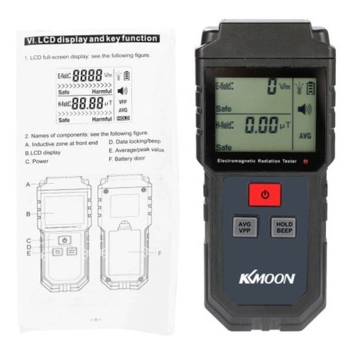 Imagem 4 de 6 de Medidor Detector Radiação Eletromagnética Computador Antenas