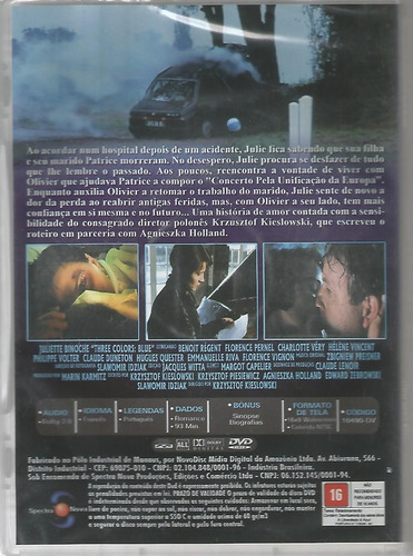 3 Dvds - A Liberdade Azul / Igualdade Branca / Fraternidade
