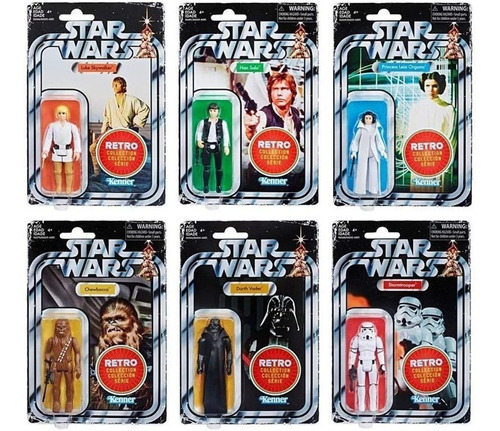 Figura Serie Retro Star Wars Kenner Hasbro A Elegir