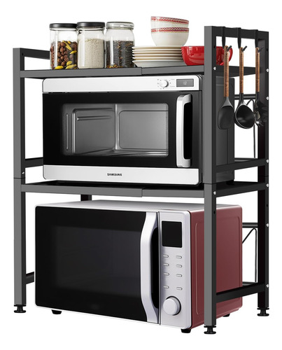 Estante De Microondas Extensible Para Horno De 3 Niveles