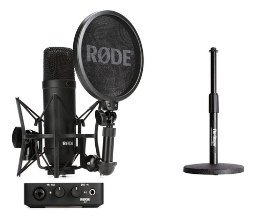 Rode Kit Completo Estudio Nt1 Ai-1 Soporte Microfono Ds7200b