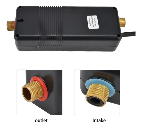 Calentador De Agua Eléctrico Instantáneo 3000w Para Baño Cas