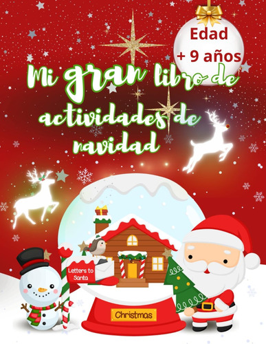 Libro: Mi Gran Libro De Actividades De Navidad: 60 Páginas D