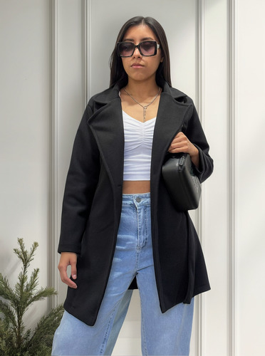 Tapado De Paño Mujer Saco Abrigo , Tendencia Invierno