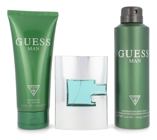 Set Guess Man 3pz 75ml Edt Spray