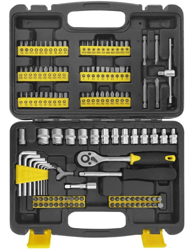 Wzg Juego Destornillador Trinquete 1 4 Llave Zocalo Kit